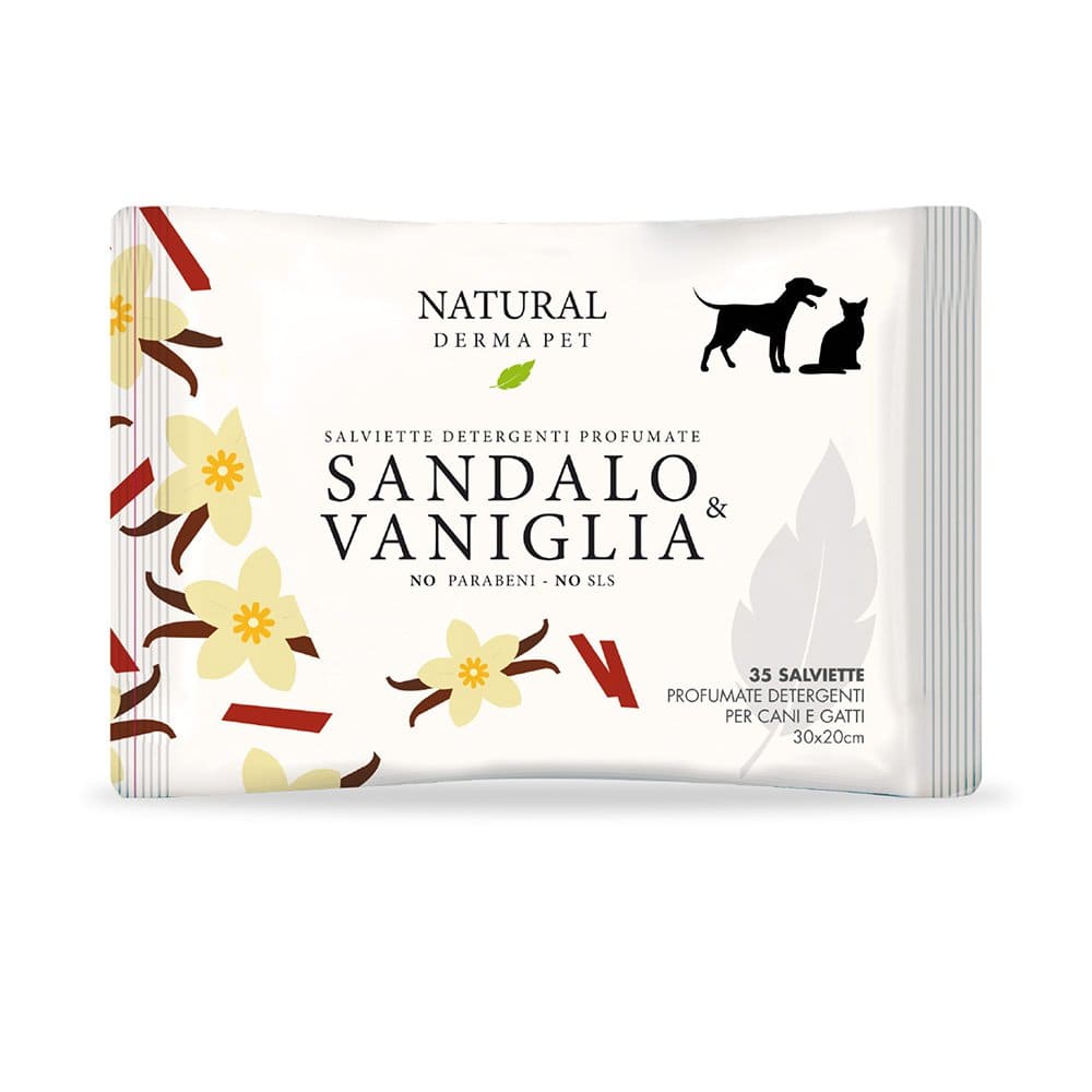 Natural Derma Pet Salvietta Sandalo & Vaniglia